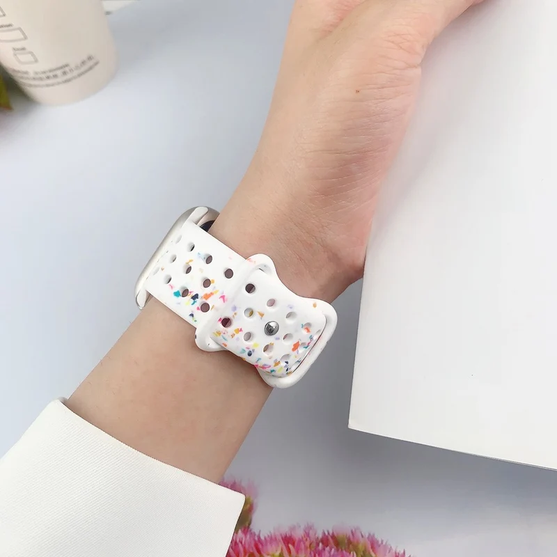 Wirklich Angenehm Apple Smartwatch Silikon Universell Armband