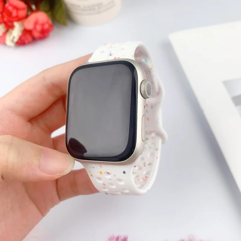 Wirklich Angenehm Apple Smartwatch Silikon Universell Armband