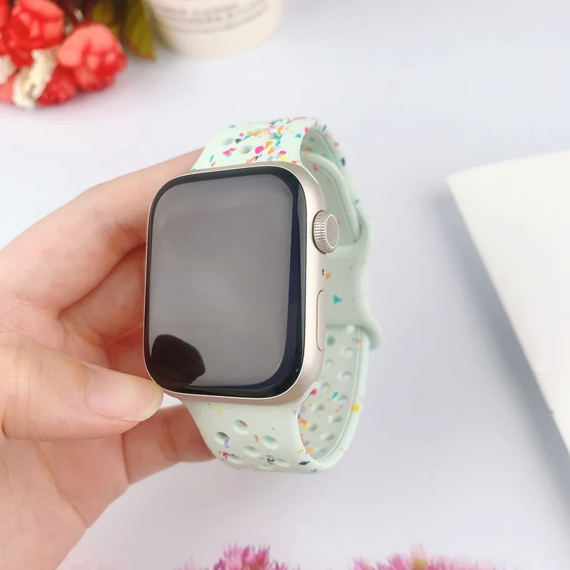 Wirklich Angenehm Apple Smartwatch Silikon Universell Armband