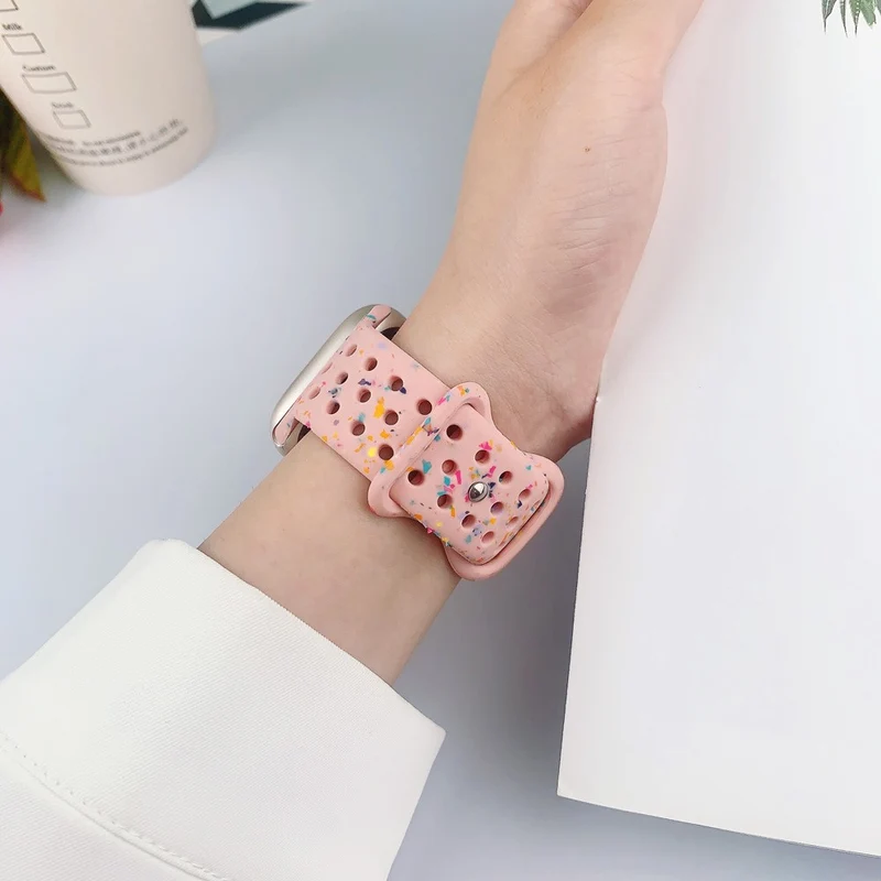 Wirklich Angenehm Apple Smartwatch Silikon Universell Armband