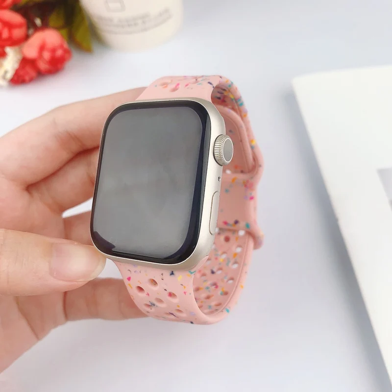 Wirklich Angenehm Apple Smartwatch Silikon Universell Armband