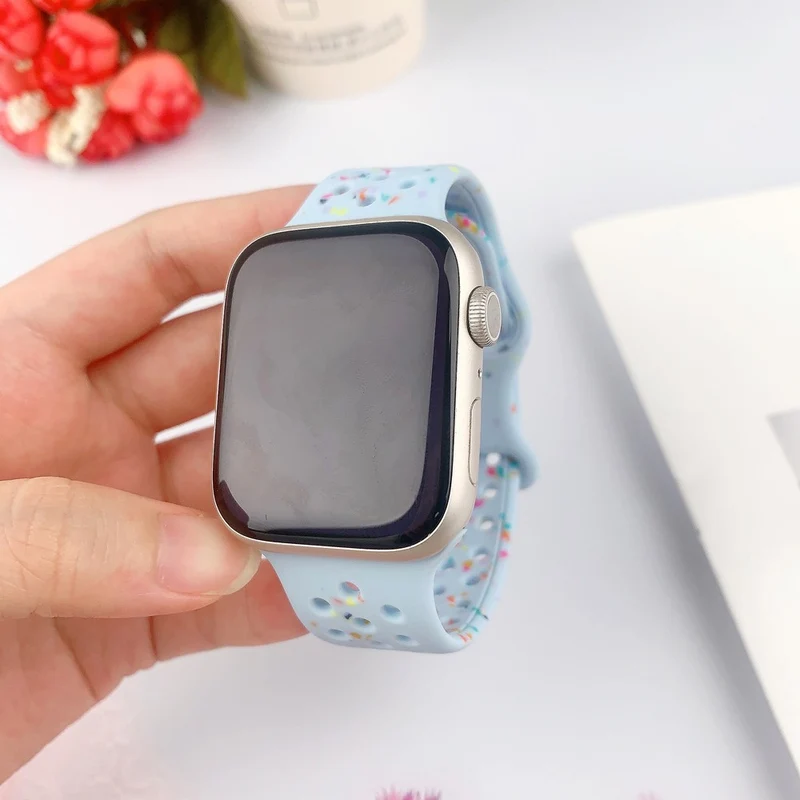 Wirklich Angenehm Apple Smartwatch Silikon Universell Armband