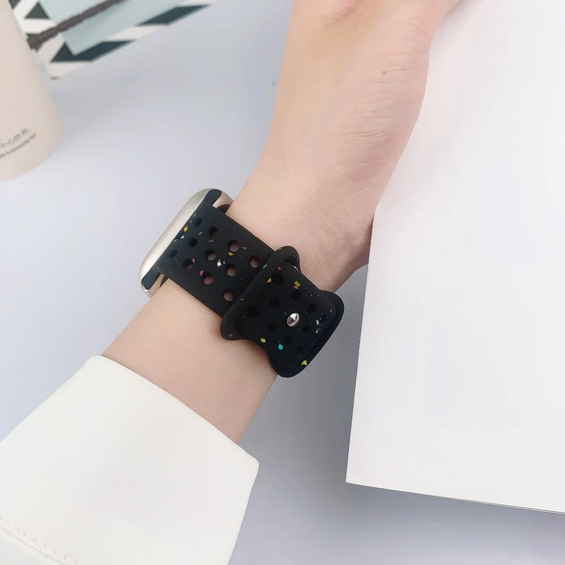 Wirklich Angenehm Apple Smartwatch Silikon Universell Armband