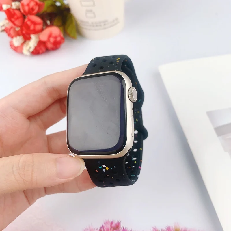 Wirklich Angenehm Apple Smartwatch Silikon Universell Armband