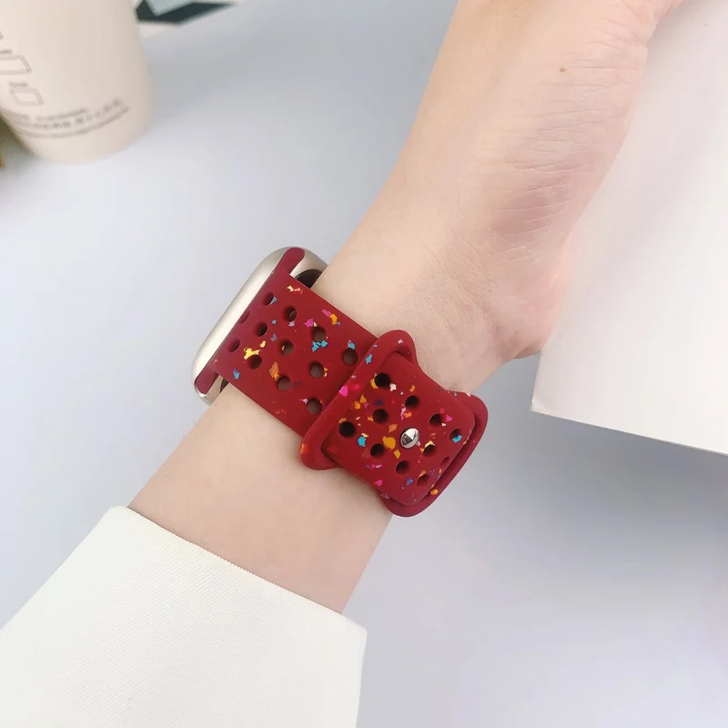 Wirklich Angenehm Apple Smartwatch Silikon Universell Armband