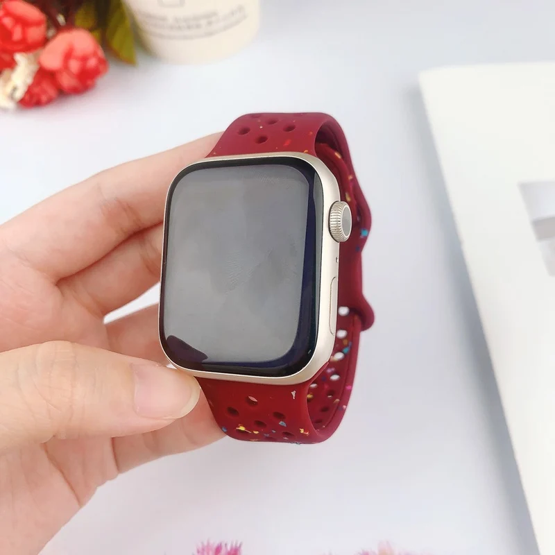 Wirklich Angenehm Apple Smartwatch Silikon Universell Armband