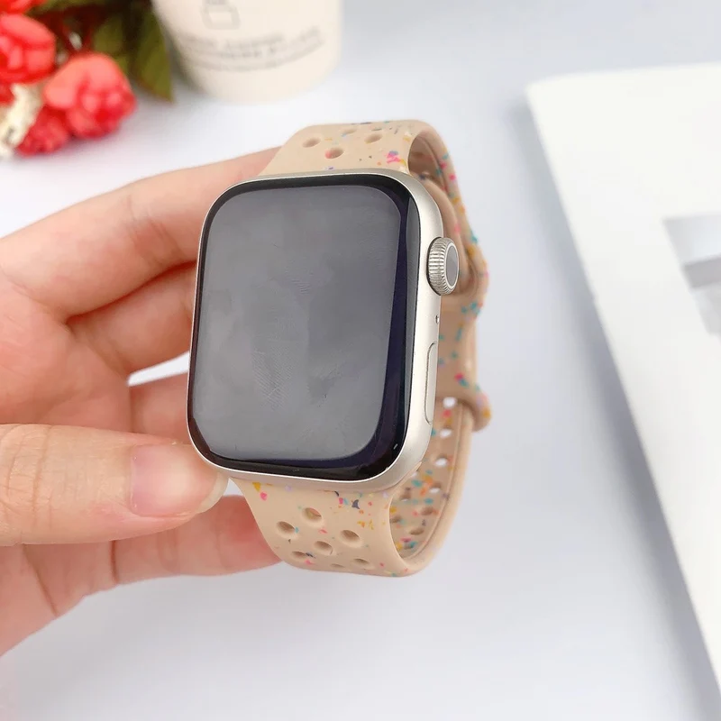 Wirklich Angenehm Apple Smartwatch Silikon Universell Armband