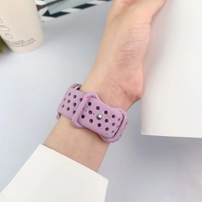 Wirklich Angenehm Apple Smartwatch Silikon Universell Armband