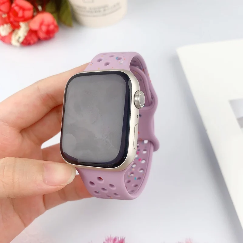 Wirklich Angenehm Apple Smartwatch Silikon Universell Armband
