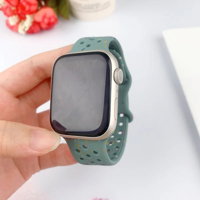 Wirklich Angenehm Apple Smartwatch Silikon Universell Armband