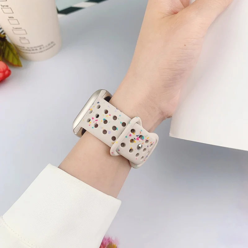 Wirklich Angenehm Apple Smartwatch Silikon Universell Armband