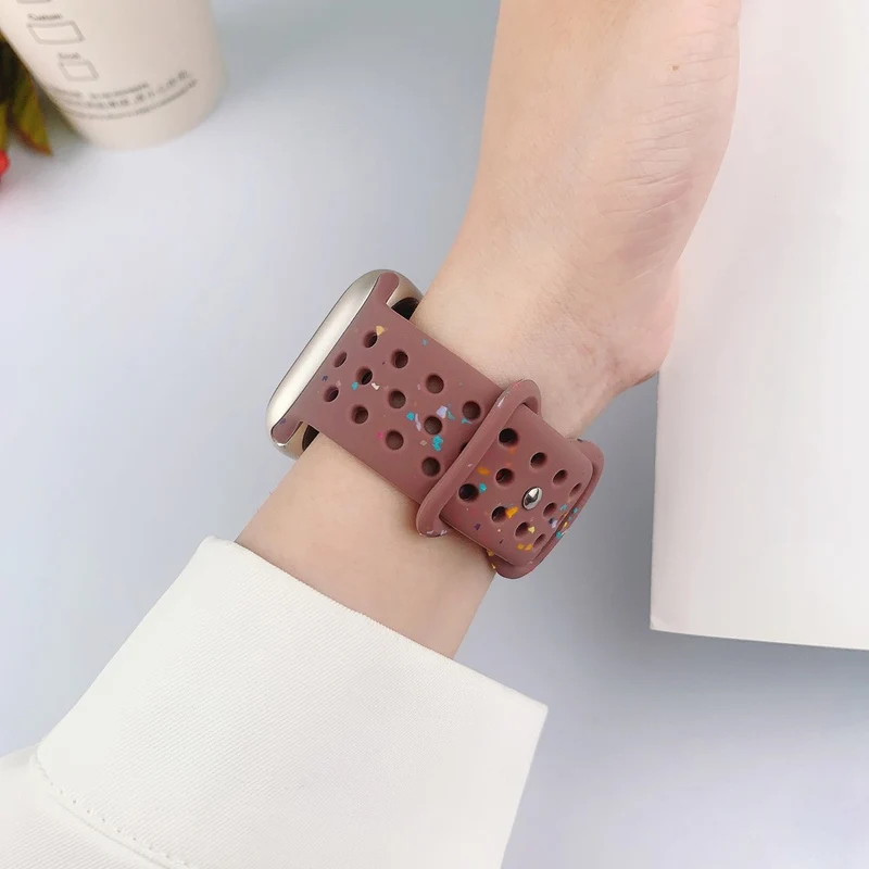 Wirklich Angenehm Apple Smartwatch Silikon Universell Armband
