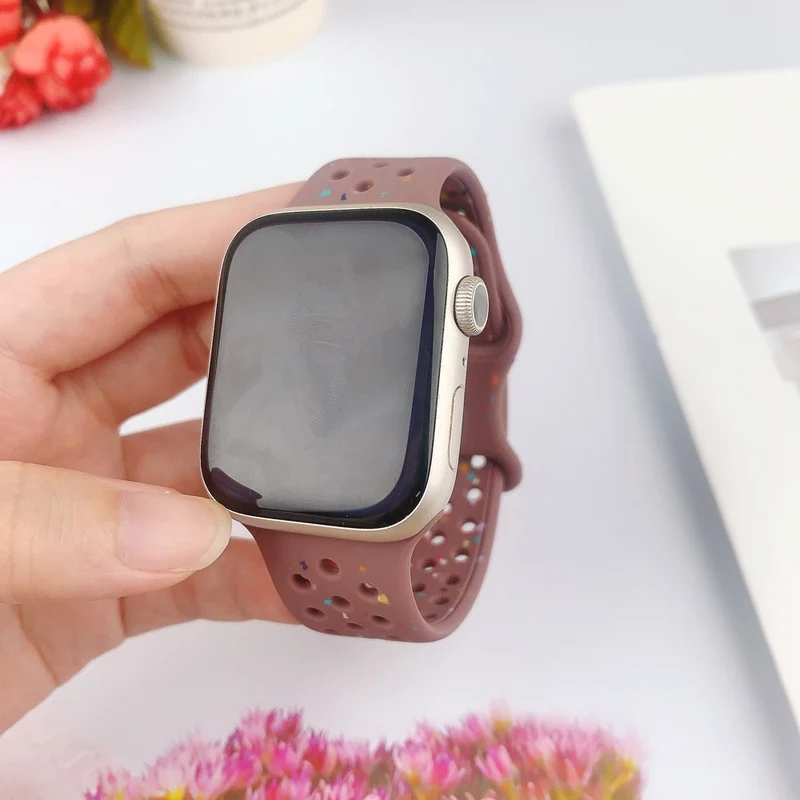 Wirklich Angenehm Apple Smartwatch Silikon Universell Armband