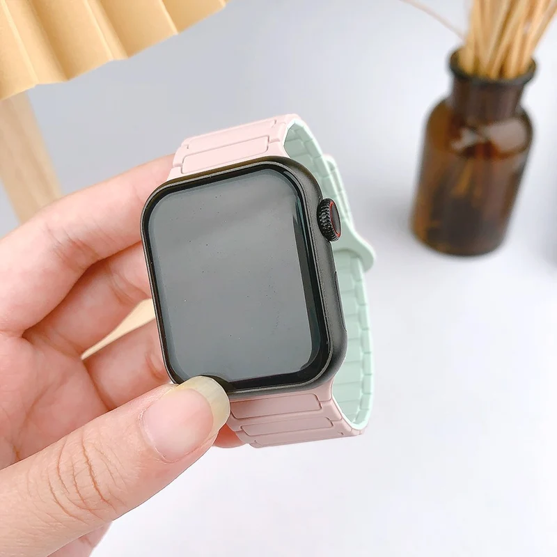 Wirklich Angenehm Apple Smartwatch Silikon Universell Armband