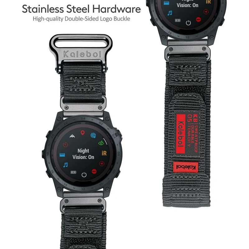 Unglaublich Widerstandsfähig Garmin Smartwatch Nylon Universell Armband