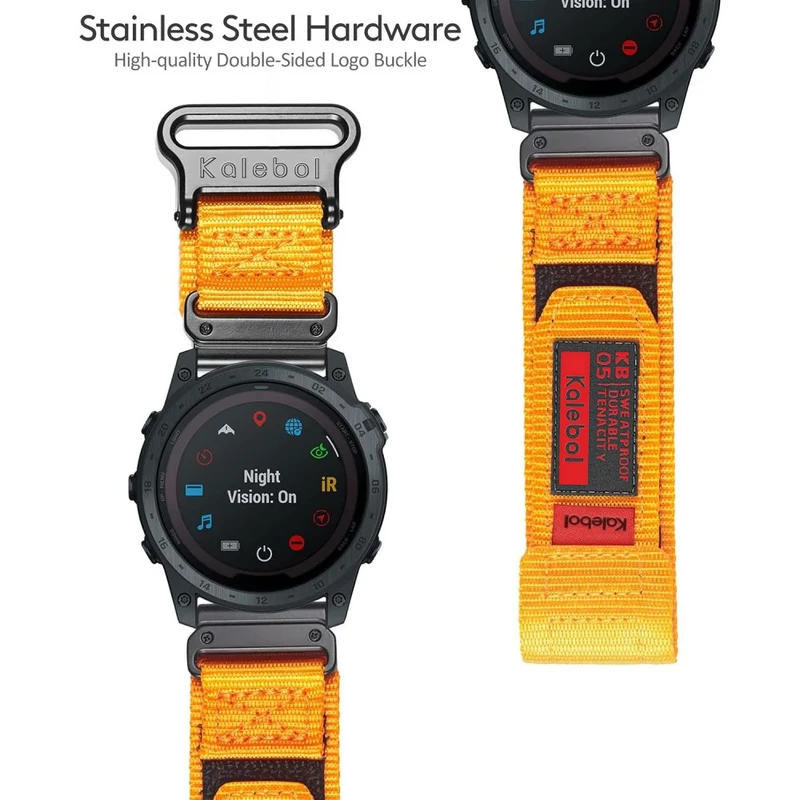 Unglaublich Widerstandsfähig Garmin Smartwatch Nylon Universell Armband