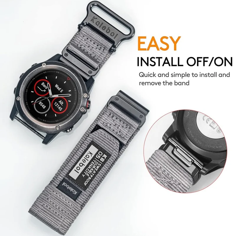Unglaublich Widerstandsfähig Garmin Smartwatch Nylon Universell Armband