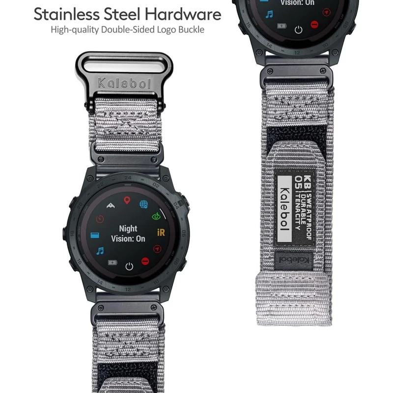 Unglaublich Widerstandsfähig Garmin Smartwatch Nylon Universell Armband