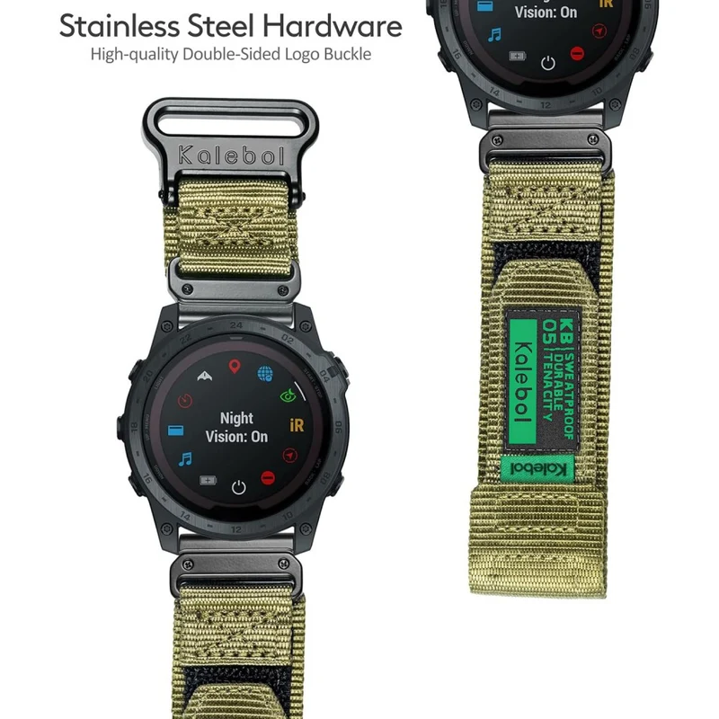 Unglaublich Widerstandsfähig Garmin Smartwatch Nylon Universell Armband