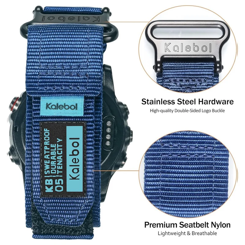 Unglaublich Widerstandsfähig Garmin Smartwatch Nylon Universell Armband