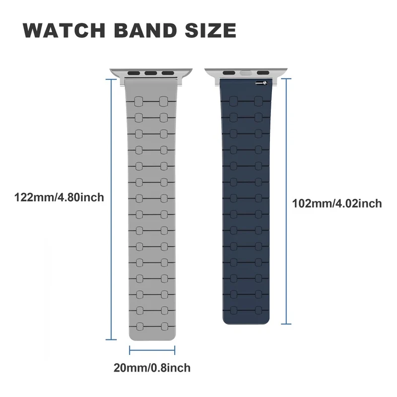Flexibel Apple Smartwatch Silikon Universell Armband