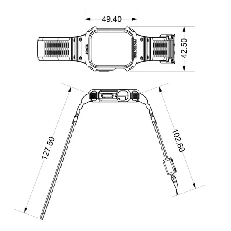 Super Süß Apple Smartwatch Silikon Universell Armband