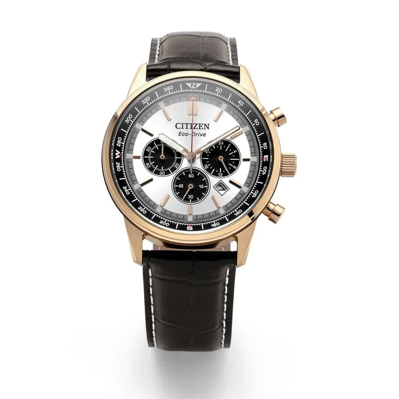 Citizen Classic CA4723-03A Herrenuhr • Eco-Drive Solar • Edler Chronograph