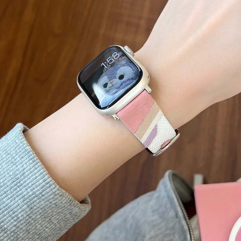 Mega Pflegeleicht Apple Smartwatch Kunstleder Universell Armband