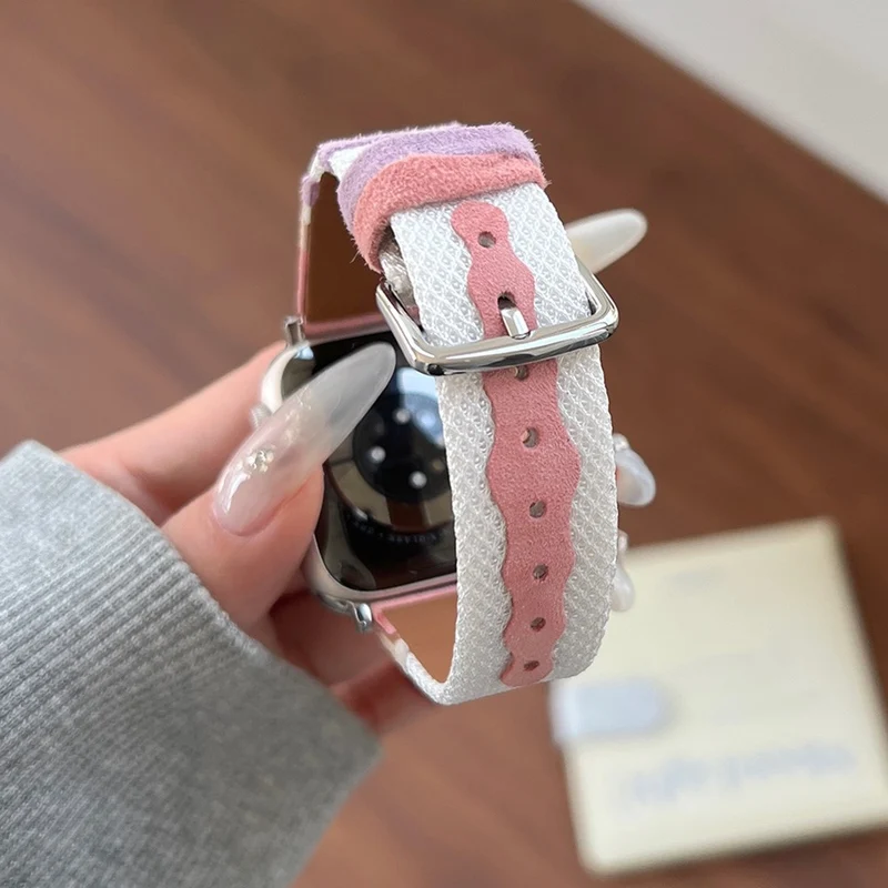 Mega Pflegeleicht Apple Smartwatch Kunstleder Universell Armband