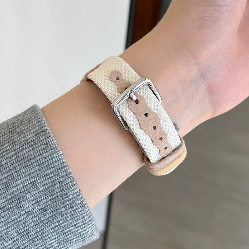 Mega Pflegeleicht Apple Smartwatch Kunstleder Universell Armband
