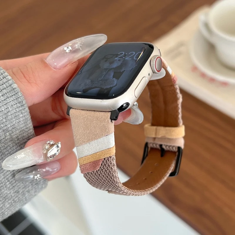 Mega Pflegeleicht Apple Smartwatch Kunstleder Universell Armband