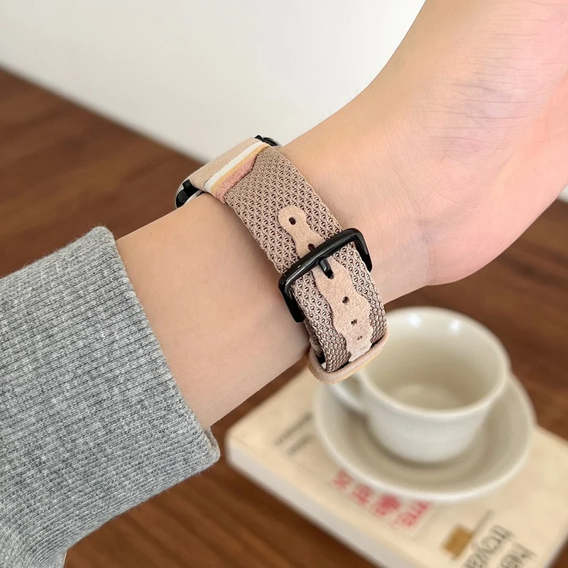 Mega Pflegeleicht Apple Smartwatch Kunstleder Universell Armband