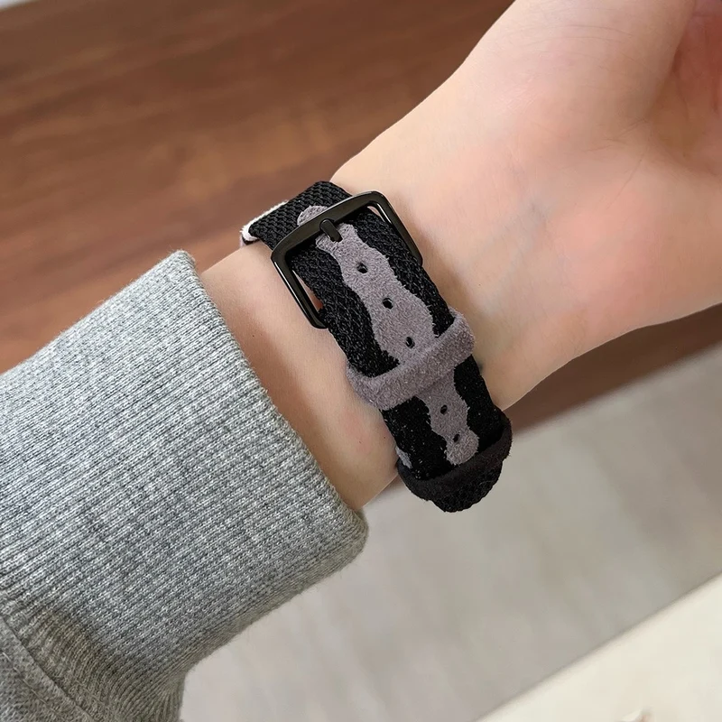 Auffallend Schön Apple Smartwatch Kunstleder Universell Armband
