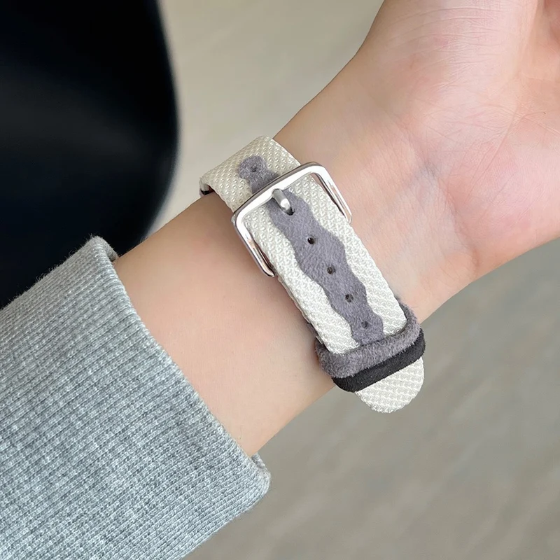 Auffallend Schön Apple Smartwatch Kunstleder Universell Armband