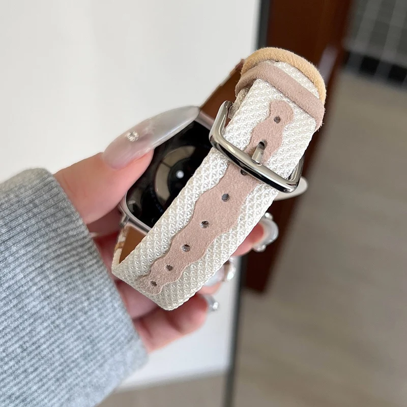 Auffallend Schön Apple Smartwatch Kunstleder Universell Armband