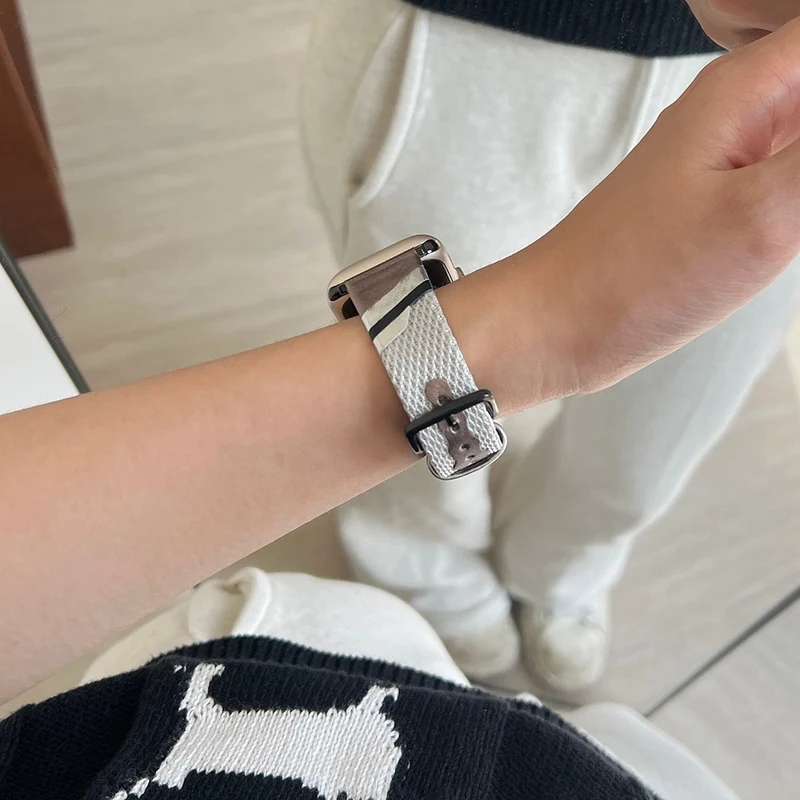 Auffallend Schön Apple Smartwatch Kunstleder Universell Armband