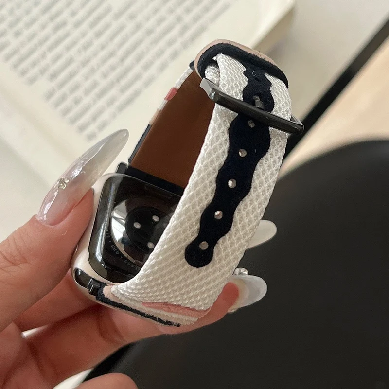 Auffallend Schön Apple Smartwatch Kunstleder Universell Armband