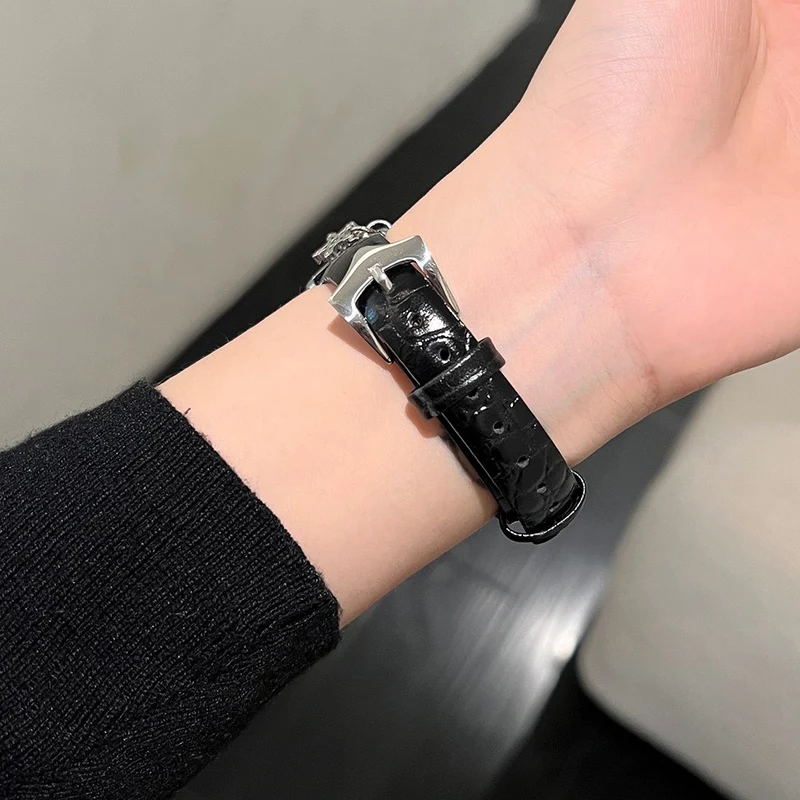 Unglaublich Robust Apple Smartwatch Echtes Leder Universell Armband