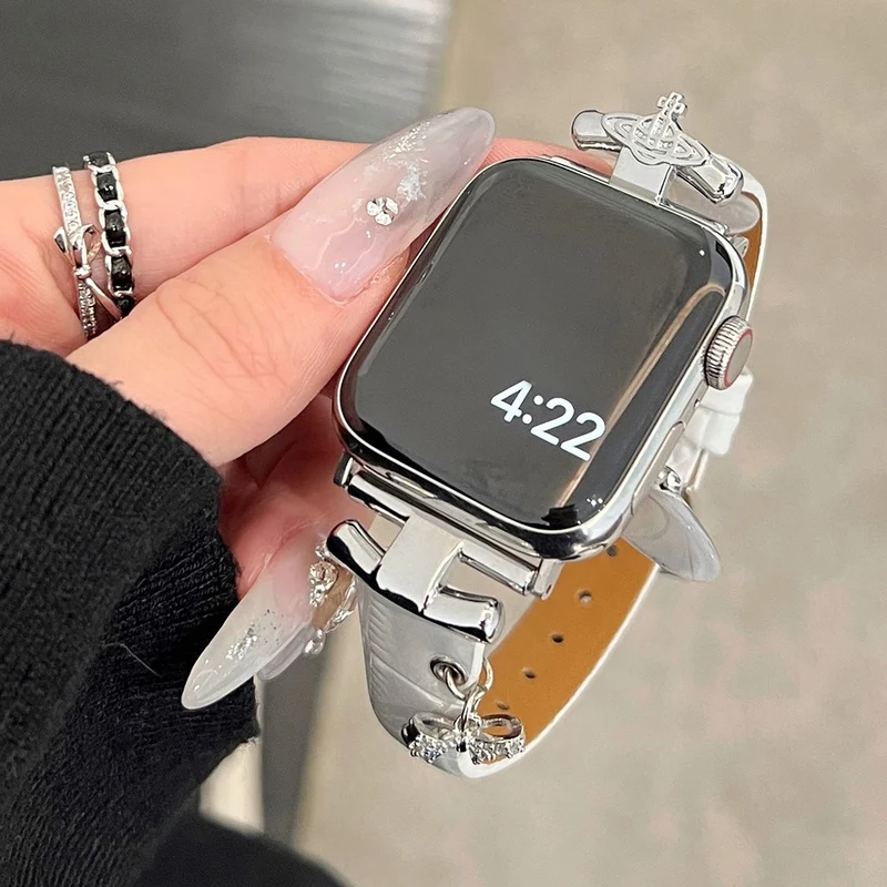 Unglaublich Robust Apple Smartwatch Echtes Leder Universell Armband