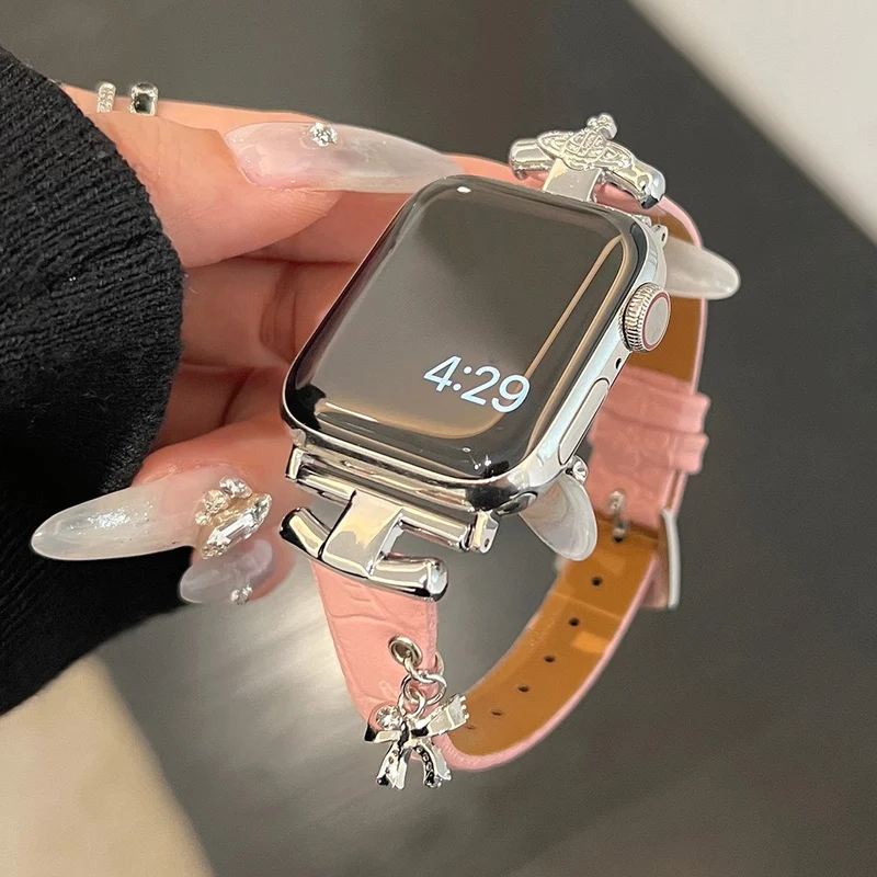 Unglaublich Robust Apple Smartwatch Echtes Leder Universell Armband