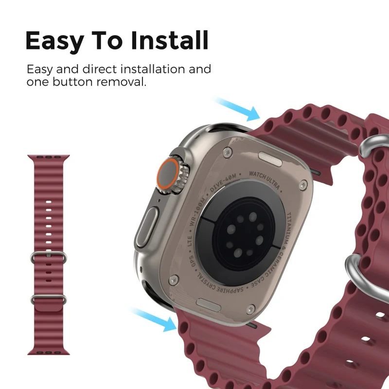 Super Bequem Apple Smartwatch Silikon Universell Armband