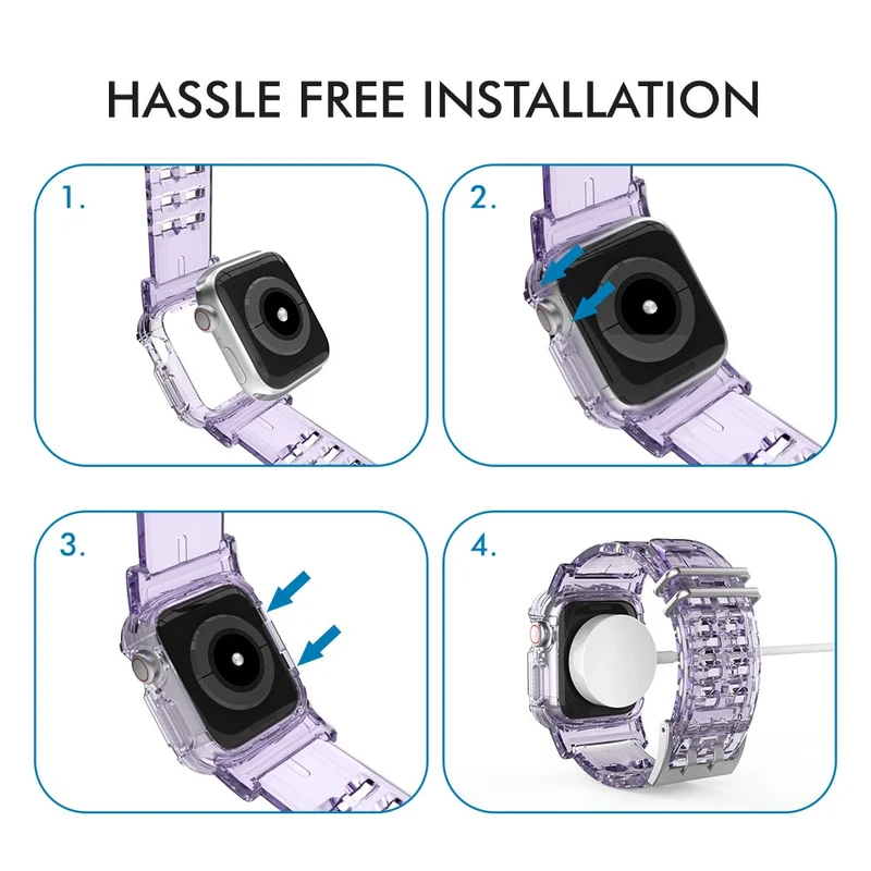 Wirklich Angenehm Apple Smartwatch Silikon Universell Armband