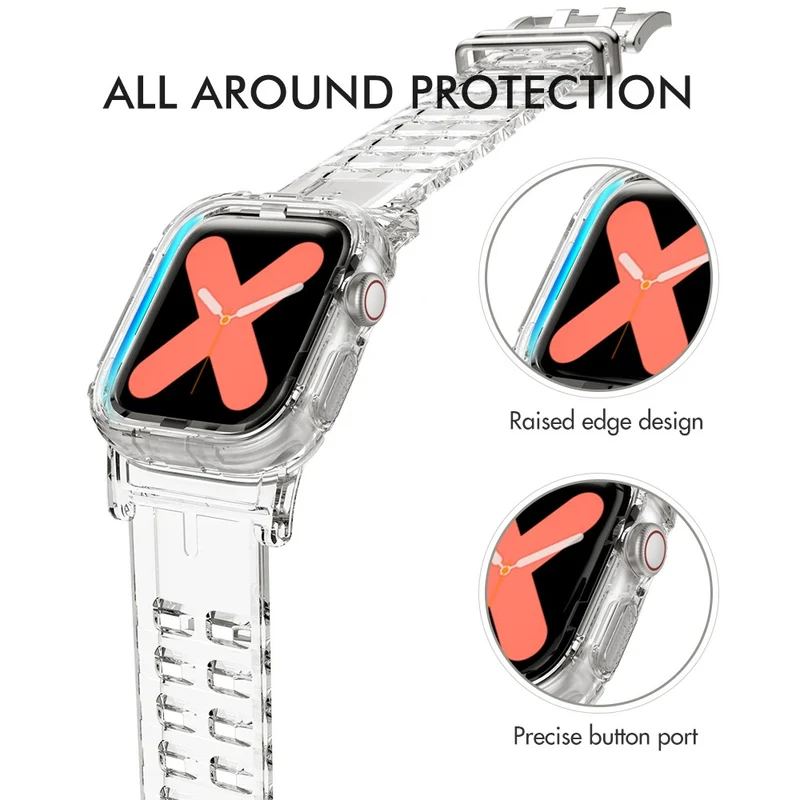Wirklich Angenehm Apple Smartwatch Silikon Universell Armband