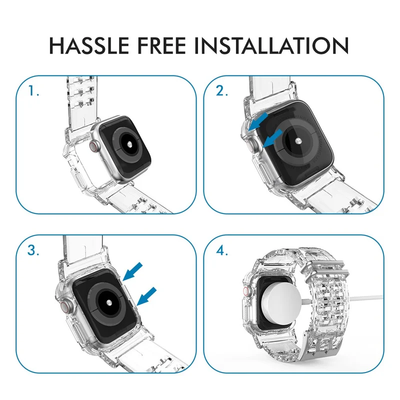 Wirklich Angenehm Apple Smartwatch Silikon Universell Armband