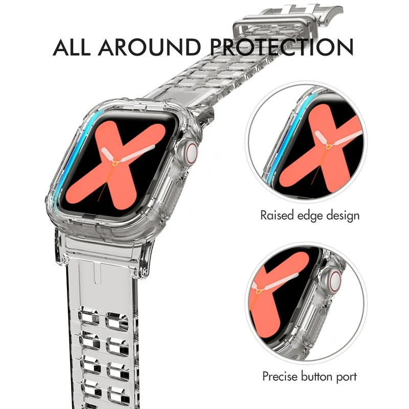 Wirklich Angenehm Apple Smartwatch Silikon Universell Armband