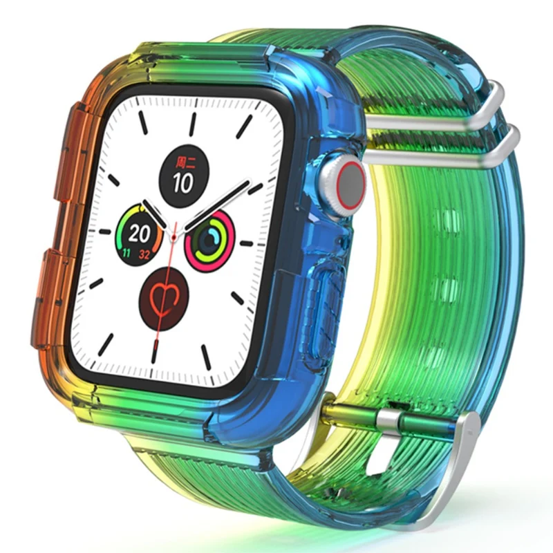Wirklich Angenehm Apple Watch Series 7 41mm / Apple Watch Series 8 (41mm) Silikon Universell Armband