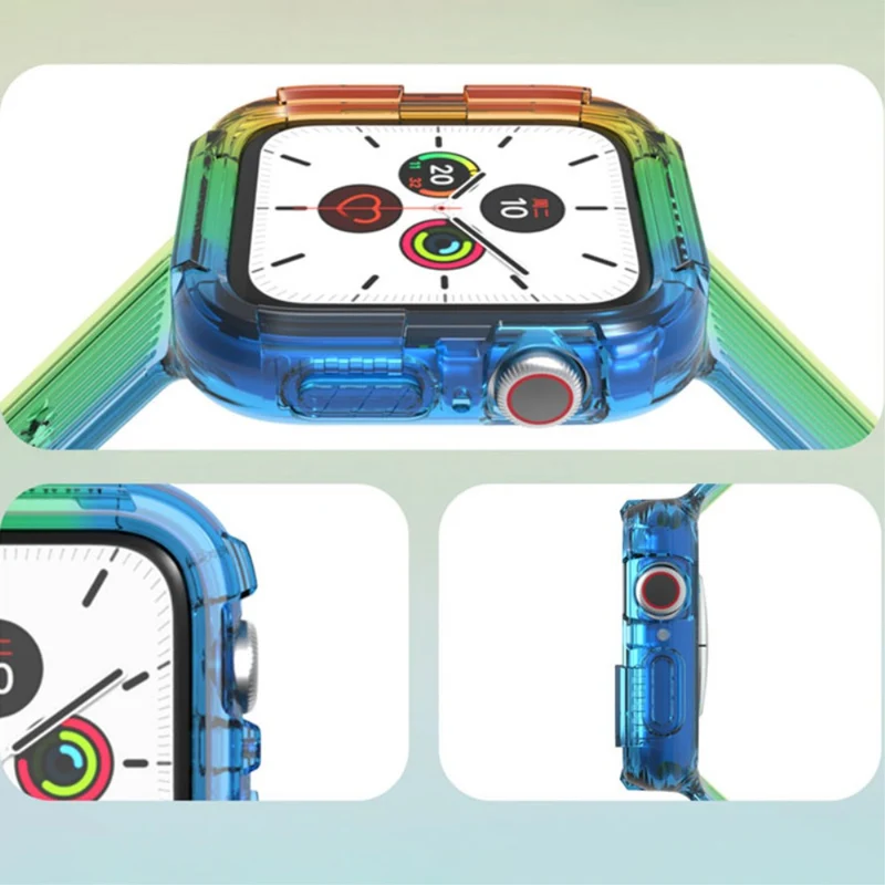 Wirklich Angenehm Apple Watch Series 7 41mm / Apple Watch Series 8 (41mm) Silikon Universell Armband
