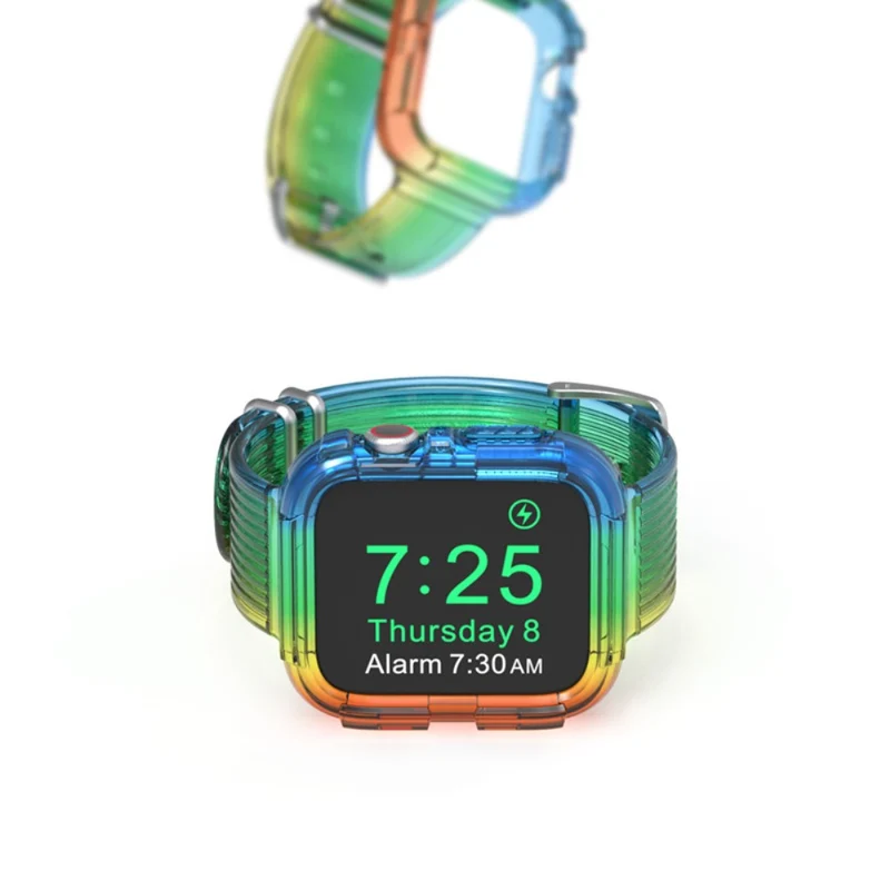 Wirklich Angenehm Apple Watch Series 7 41mm / Apple Watch Series 8 (41mm) Silikon Universell Armband