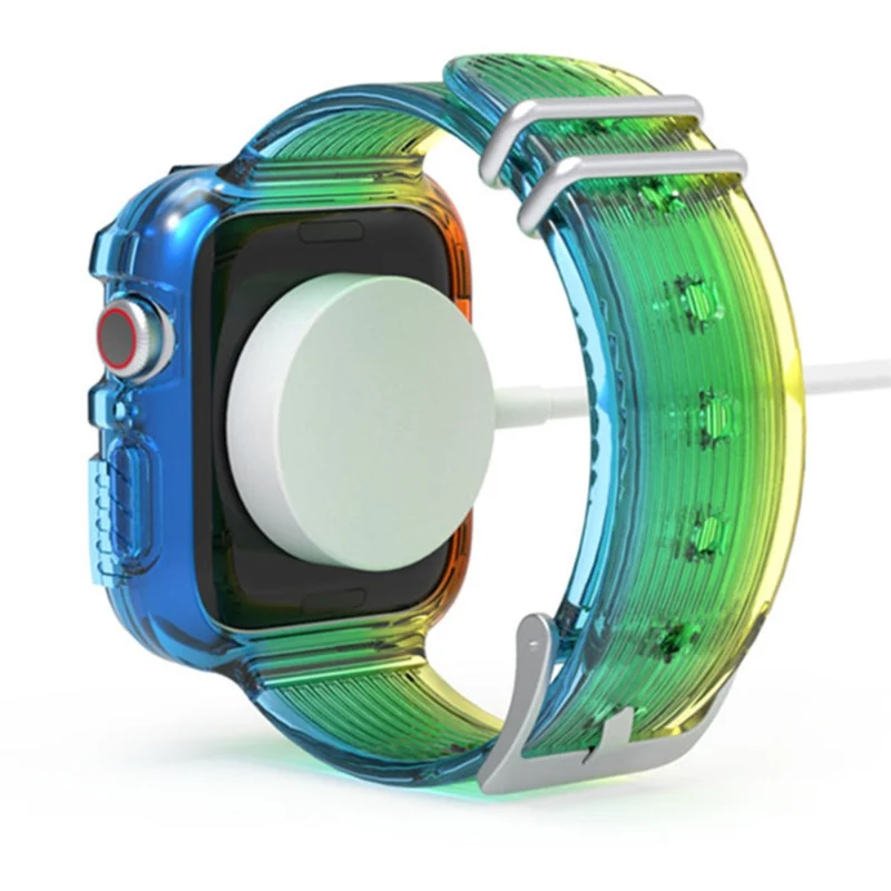 Wirklich Angenehm Apple Watch Series 7 41mm / Apple Watch Series 8 (41mm) Silikon Universell Armband