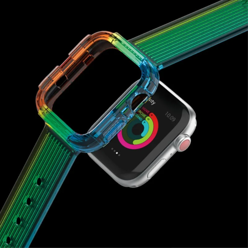 Wirklich Angenehm Apple Watch Series 7 41mm / Apple Watch Series 8 (41mm) Silikon Universell Armband